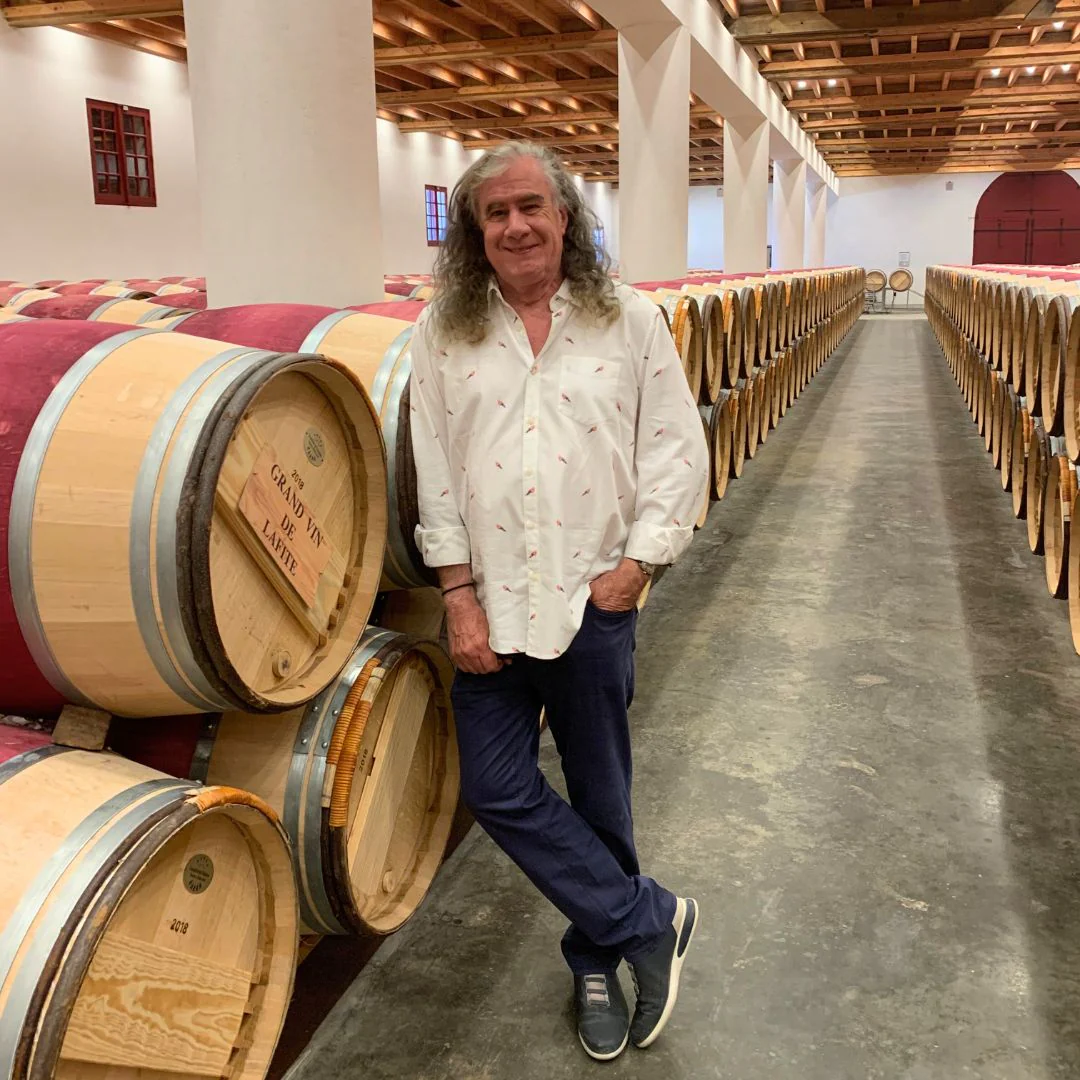 Chris Upchurch in the cellar