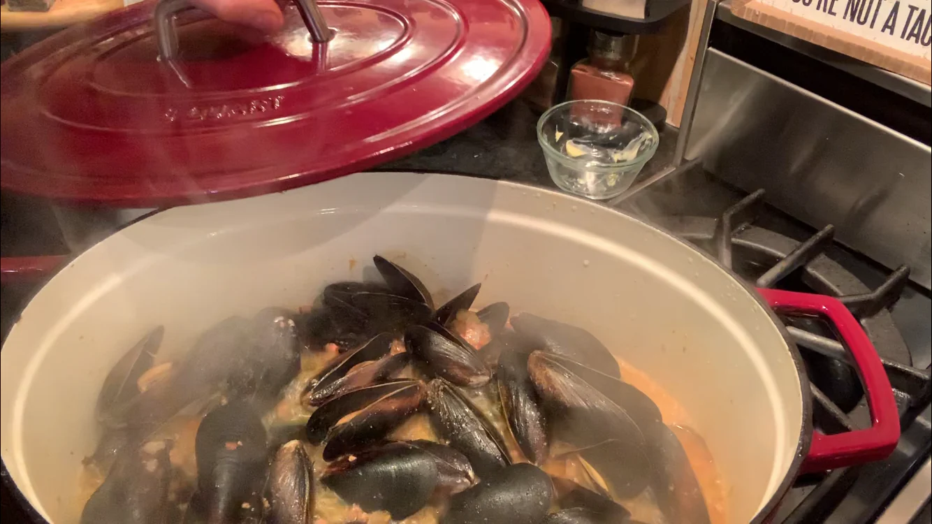 Mussels with Chorizo